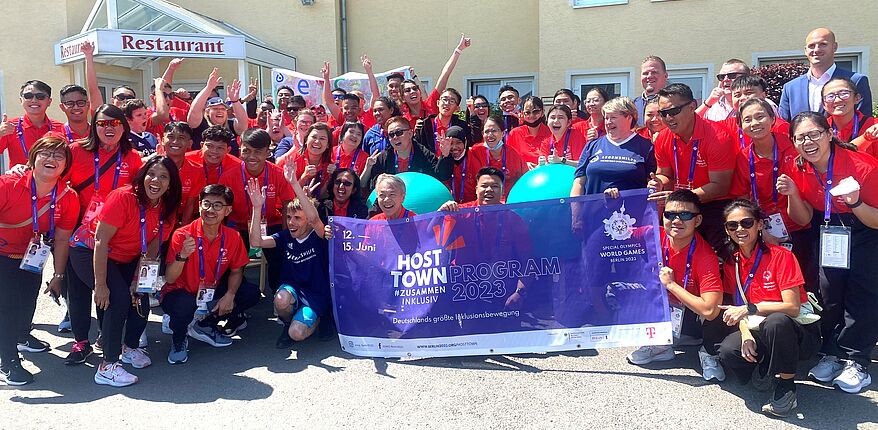 Landkreis Börde / Special Olympics 2023; das "Host Town Programm" für eine 46-köpfige Delegation aus Singapur in der Region „Börde-Helmstedt“ hat heute begonnen